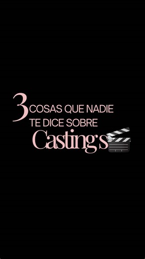 Si alguna vez has querido hacer castings 🎬 pero no sabes por dónde empezar… este mensaje es para ti. 🎭 Muchas personas piensan que necesitan cursos costosos o una agencia para comenzar, pero hay más caminos de los que imaginas. En mi Guía de Castings te explico paso a paso cómo empezar de forma segura. ✨ Comenta GUÍA y te envío la información. #casting #castingcalla#actoresa#audicionescastinglatino