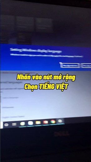 Cách chuyển Tiếng Anh sang Tiếng Việt trên laptop Windows 10 #Shorts