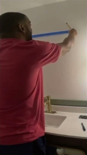 Part 1 of Installing a Mirror on the wall