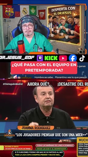 En este clip, se analiza la situación crítica del equipo durante la pretemporada. Se cuestiona la toma de decisiones y se critica el rendimiento tanto en defensa como en ataque. ¿Es momento de hacer cambios o es mejor mantener la calma? Escucha las opiniones sobre el estado actual del equipo y las responsabilidades que recaen sobre los entrenadores y jugadores.#Fútbol #Pretemporada #AnálisisDeJuego #XaviAlonso #RendimientoDeEquipo