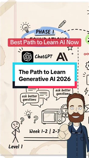 The Path to learn Generative AI 2026 #ai #learnai #aiagent