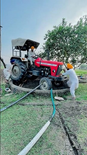 ट्रैक्टर गिरा कुवे मैं 😱😱😱😱#viralshorts#jcb#trending#tracter#thar#dj#farming#kishan#garlic#ट्रैक्टर