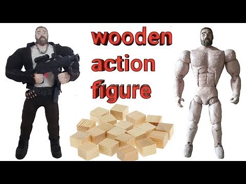 Homemade wooden action figure | how to make action figure at home
