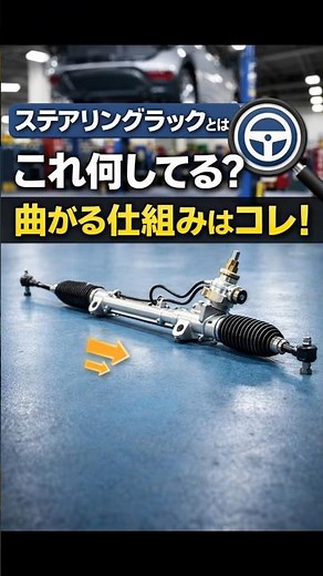 ステアリングラックについて深掘り #深掘り #自動車整備 ＃ステアリングラック