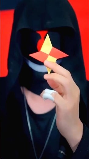 Easy Paper Ninja Star Tutorial | Origami Shuriken Shorts#paper#ytshorts