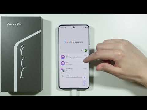 Samsung Galaxy S26: How to Turn ON/OFF SMS Delivery Report (Show When Message is Delivered)
