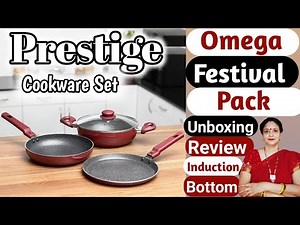 Prestige Omega Festival Pack👌🏻 Induction Bottom Cookware Set | Full Unboxing And Review