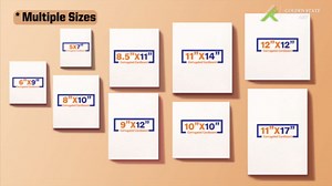 Golden State Art, 50 Pack 5x7 One-side White Corrugated Cardboard Sheets, Flat Cardboard Inserts Layer Pads for Mailing, Packaging or Art Crafts photo backing (1/8" Thick)