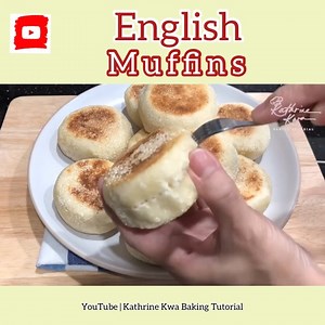 40K views · 750 reactions | English Muffins YouTube: Kathrine Kwa Baking Tutorial Official Store: https://kathrinekwa.com/opencart/ | Kathrine Kwa Baking Tutorial - 烘焙教学 | Facebook