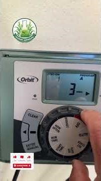 COMO PROGRAMAR UN NUEVO HORARIO DE RIEGO. #riego #agua #orbit #timer #programar #reloj