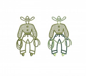 Cow Boy Bundle (2 Versions) PES DST JEF    Machine Embroidery Design, 3 Sizes per Version, Instant Download - Etsy