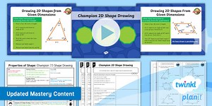 PlanIt Maths Year 6 Properties of Shapes Lesson Pack 10: Draw More Complex Shapes Accurately