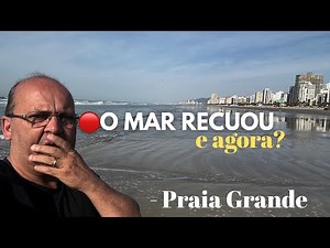 SEA HAS RECEDED - LOW TIDE PRAIA GRANDE