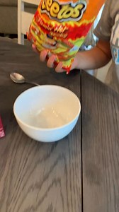 Genius or Gross？？？ #hotcheetos #spicychallenge #hotcheetoscereal #wei... | McLaughlin Nicole