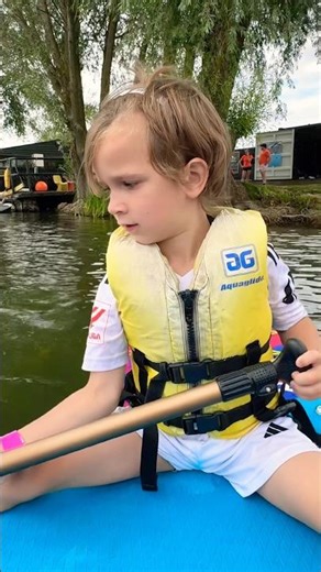 Wow! He Can Actually Manage the Paddle Float So Well! 🌊🔥