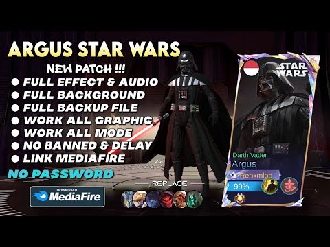 NEW! Script Skin Argus Starwars | Full Effect & Voice - Latest Patch
