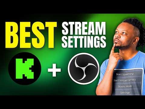 Best OBS Settings for Streaming on Kick (1080p Smooth Stream)
