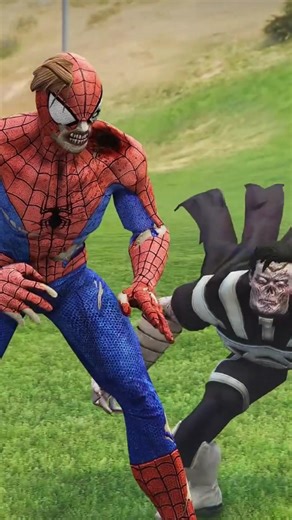 Who can fix the Zombie Spiderman 😭 #ai #spiderman #marvel #hulk