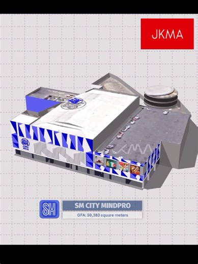 3D Aerial View of SM City Mindpro (Short) I JKMA SM City Mindpro is a shopping mall located in La Purisima Street, Zamboanga City. It is currently the third largest mall in the city and part of SM Supermall's collection, as their 76th mall. #JKMA #zamboangacity #sketchup #3dmodel #digitalrecreation
