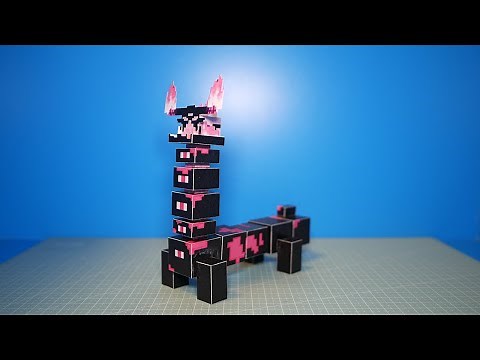 [Papercraft] Minecraft : Dungeons Vengeful Heart of Ender