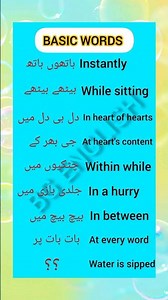 BASIC WORDS #english