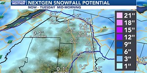 More Snow Showers Expected, Slippery Travel Concerns Through Tomorrow Morning
