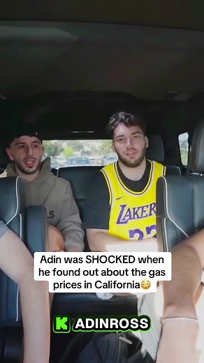 Adin was SHOCKED when he found out about the gas prices in California 😳 || #adinross