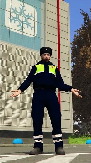 😎24 ЧАСА РАБОТАЮ ПАТРУЛЬНЫЙ И СПАСАЮ ЛЮДЕЙ В ГТА 5 / RMRP GTA 5 #shorts