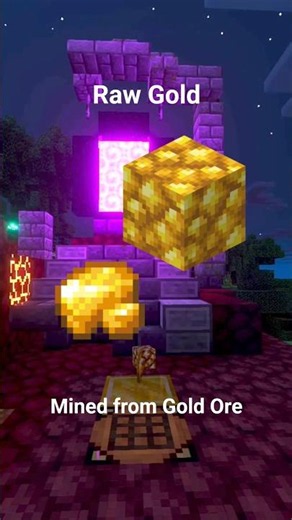 How to GET RAW GOLD in Minecraft 1.21! 🟡 Quick & Easy #Minecraft #Shorts