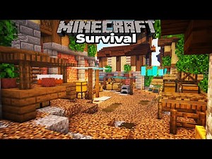 Minecraft 1.15 Survival : Building with fWhip : How to build a Medieval City Marketplace
