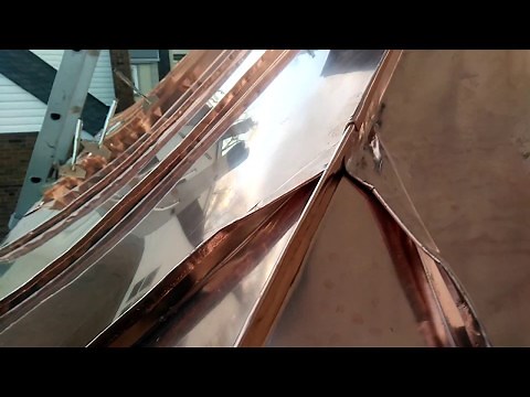 Bay Window standing seam copper roof