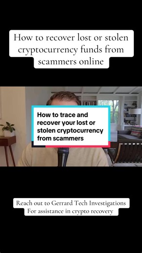 Lost crypto to a scam? Don’t stay silent your funds can still be traced. Gerrard Tech Investigations uses advanced blockchain tools to uncover the trail. #CryptoAwareness #CryptoInvestigation #CryptoFraudRecovery #CryptoHelpUSA #DigitalForensics