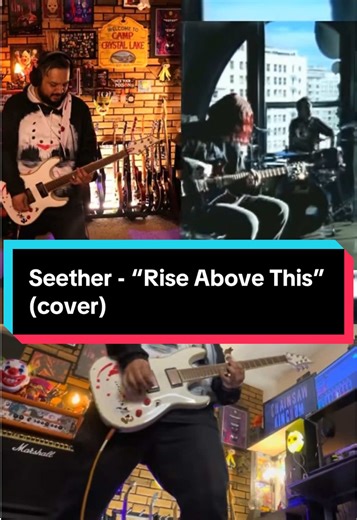Seether - “Rise Above This” (cover) #seether #guitartok #guitarcover #schecter