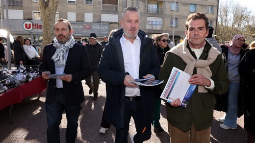 Municipales 2026 à Tarascon : bataille de terrain sur le marché entre Alexandre Ducouret (RN) et Fabien Bouillard (DVD)