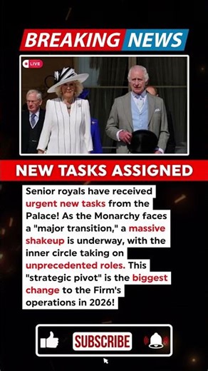 BREAKING: Senior Royals Receive New Tasks from Palace as Major Changes Underway!