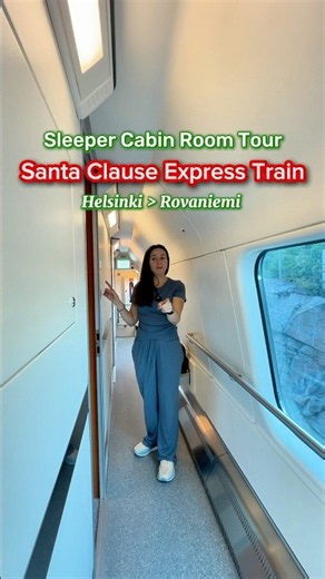 Santa Clause Express Train to Rovaniemi - Sleeper Cabin Tour
