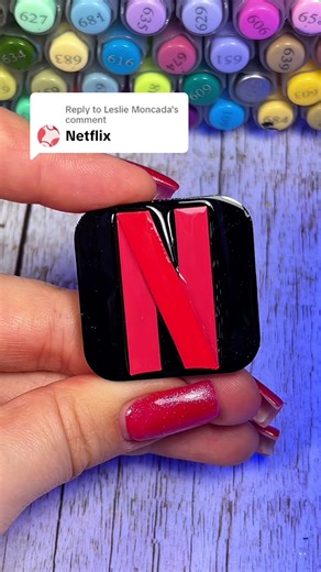 Replying to @Leslie Moncada Drawing Netflix Logo but I 3D Printed the Logo! @Netflixpl #3dprinter #drawings #logo #netflix