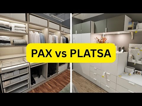 PAX vs PLATSA – Which IKEA Wardrobe Should You Choose?