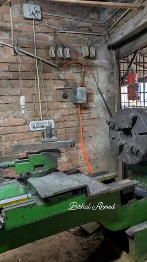 What does a little tiger cub look like?💥 #machine #lathe #fblifestyle #tiger #worklife | Bishal Ahmed