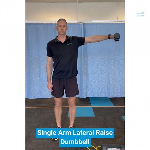 Single Arm Dumbbell Lateral Raise