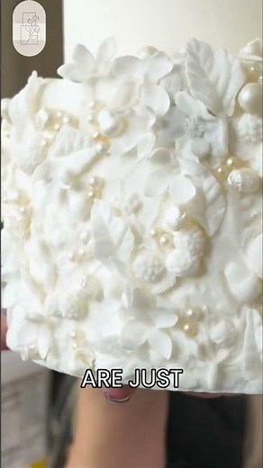 Cake Decorating Textures: Fondant & Tylose Powder Techniques #shorts