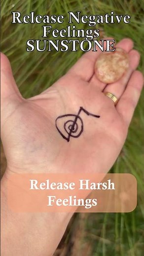 Reiki for Releasing Negative Feelings with Sunstone #sunstone #crystalhealing #reiki