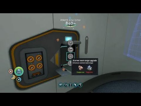 Subnautica. Using the Scanner Room, Camera Drone, and Upgrades.