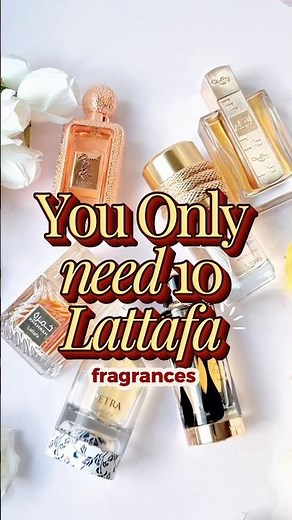 TOP 10 LATTAFA PERFUMES 🥰 #lattafa #lattafaperfumes #fragrance #perfumes