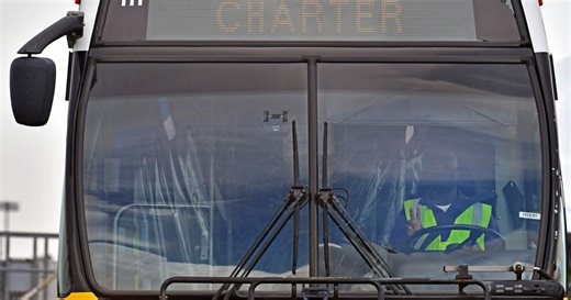 Bus used by LSU basketball slides off rural road in Arkansas in icy conditions