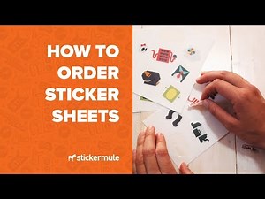 How to order sticker sheets