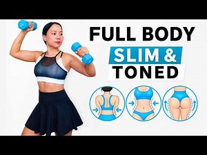 Slim & Toned Full Body Dumbbell Workout | No Jumping, All Standing