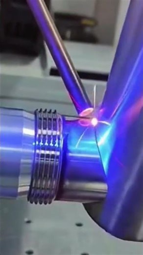 Making a connection on a stainless steel pipe that is welded very strongly#youtubeshorts