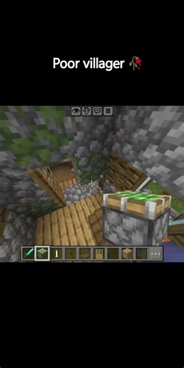 did i done something wrong with villager ? 🥀 #shortvideo #minecraftshorts