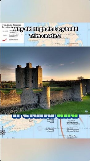 Why did Hugh de Lacy’s build Trim Castle??